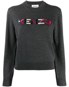 Джемпер с вышитым логотипом Kenzo