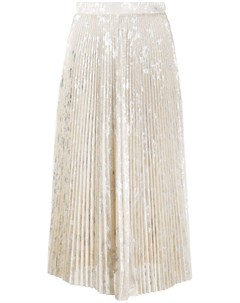 Плиссированная юбка с эффектом металлик Blumarine