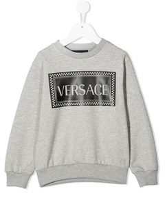 Толстовка из джерси с логотипом Versace kids