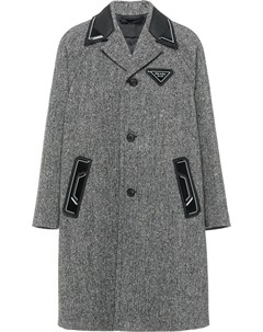 Однобортные пальто Prada