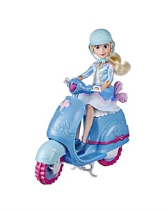 Игровой набор с куклой Золушка на скутере 29 см Disney princess