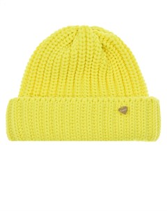 Желтая базовая шапка детская Il trenino