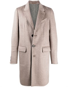 Однобортное пальто Ermenegildo zegna