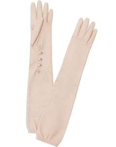 Длинные перчатки с пуговицами Fendi