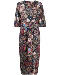 Пальто кимоно с цветочным принтом 813