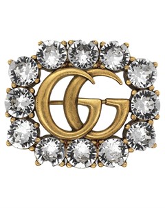 Брошь с логотипом GG Gucci