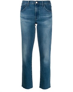 Укороченные джинсы с завышенной талией J brand