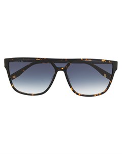 Солнцезащитные очки в квадратной оправе черепаховой расцветки Lacoste
