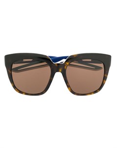 Солнцезащитные очки в массивной оправе черепаховой расцветки Balenciaga eyewear