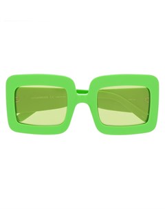 Солнцезащитные очки в глянцевой массивной оправе Courrèges eyewear