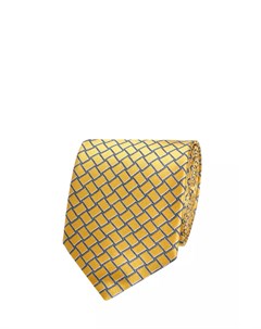 Шелковый галстук с объемным принтом Silvio fiorello