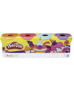Игровой набор Масса для лепки 4 баночки пастельные цвета Play-doh