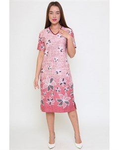 Платье трикотажное Марго розовое Инсантрик
