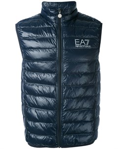 Дутый жилет с логотипом Ea7 emporio armani