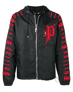 Куртка с капюшоном и вышитым логотипом Don t Leave Philipp plein