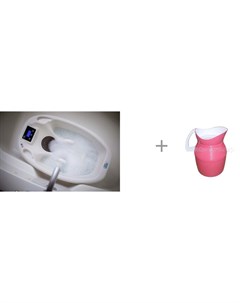 Детская ванночка с электронными весами и термометром Aqua Scale и кувшин 2 5 л Папитто Baby patent