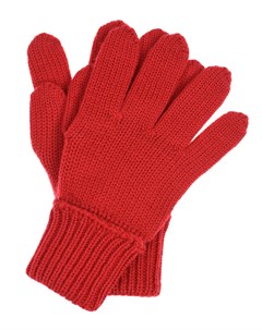 Вязаные перчатки красного цвета детские Il trenino