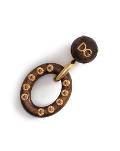 Серьги кольца с логотипом Dolce&gabbana