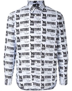 Рубашка с принтом No Future Comme des garçons pre-owned