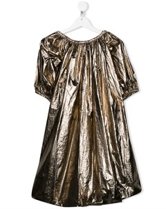 Расклешенное платье с эффектом металлик Andorine