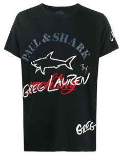 Футболка с логотипом Greg lauren x paul & shark