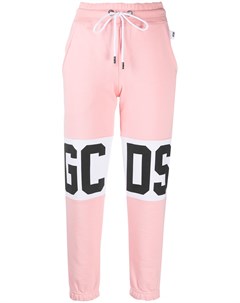 Спортивные брюки со вставками и логотипом Gcds