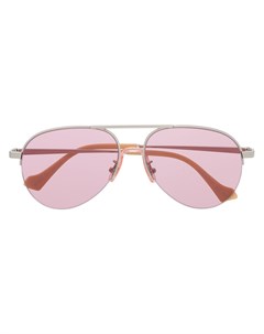 Солнцезащитные очки авиаторы с затемненными линзами Gucci eyewear