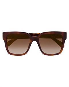 Солнцезащитные очки в квадратной оправе черепаховой расцветки Givenchy eyewear