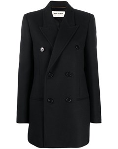 Двубортное пальто Saint laurent