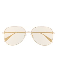 Затемненные солнцезащитные очки авиаторы Alexander mcqueen eyewear