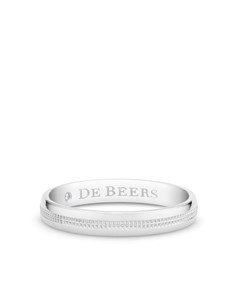Кольцо с гравировкой логотипа De beers jewellers