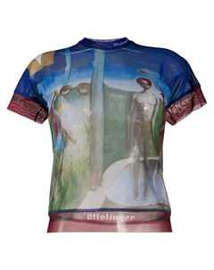 Полупрозрачная футболка Julien Nguyen с принтом Ottolinger