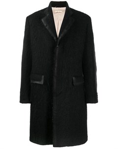 Однобортное пальто с контрастной отделкой Marni