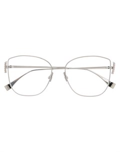 Очки в массивной оправе Fendi eyewear