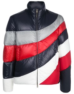 Пуховик в стиле колор блок Moncler