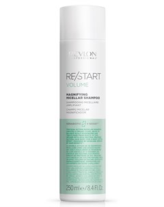 Шампунь мицеллярный для тонких волос Volume Magnifying Micellar Shampoo Restart 250 мл Revlon professional