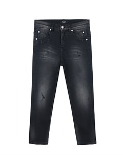 Черные джинсы с потертостями детские Balmain