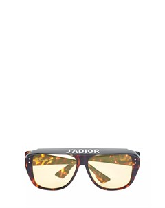 Очки DiorClub2 с козырьком и черепаховым принтом Dior (sunglasses) women