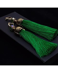 Серьги кисти Wizard Brush Emerald Бижутерия