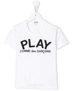 Футболка с логотипом Comme des garçons play kids