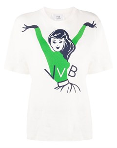Футболка Cheerleader с графичным принтом Victoria victoria beckham