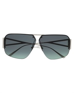 Массивные солнцезащитные очки авиаторы Bottega veneta eyewear