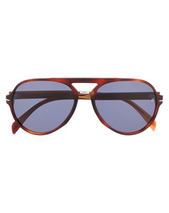 Солнцезащитные очки авиаторы черепаховой расцветки Eyewear by david beckham