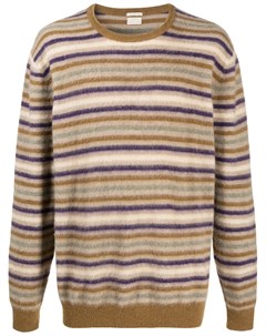 Полосатый свитер с круглым вырезом Massimo alba