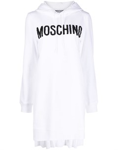 Платье худи с логотипом Moschino