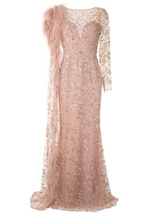 Шляпа с перьями Zuhair murad