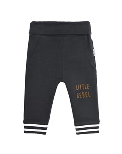 Спортивные брюки с надписью Little rebel детские Sanetta kidswear
