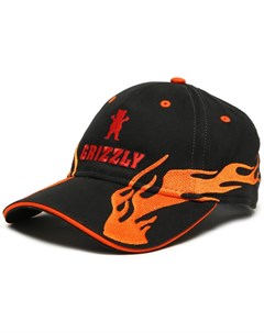 Кепка Flame Thrower Strapback BLACK O S 2020 Grizzly