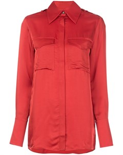 Рубашка с нагрудным карманом и длинными рукавами Victoria victoria beckham