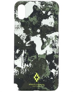 Чехол для iPhone XS с камуфляжным принтом Marcelo burlon county of milan